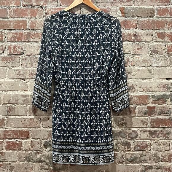 Madewell Lace-Up Dress in Burnished Floral Size 0 NWOT - Picture 7 of 7